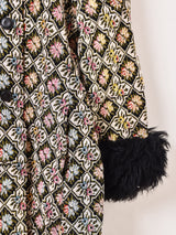 50's~60's Made in USA "Hutner's” ゴブラン織り ロングコート