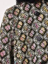 50's~60's Made in USA "Hutner's” ゴブラン織り ロングコート