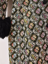 50's~60's Made in USA "Hutner's” ゴブラン織り ロングコート