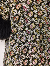 50's~60's Made in USA "Hutner's” ゴブラン織り ロングコート