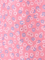 花柄 スリーブレスシャツ