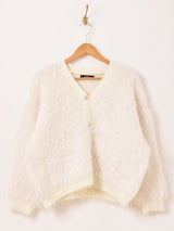 【3色展開】Meridian ファーデザイン カーディガン