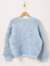 【3色展開】Meridian ファーデザイン カーディガン