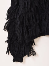 【4色展開】Meridian フリンジ ハイネックセーター