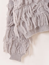 【4色展開】Meridian フリンジ ハイネックセーター