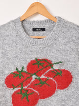 【2色展開】Meridian トマト ニットベスト