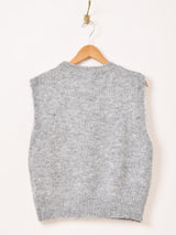 【2色展開】Meridian トマト ニットベスト