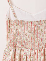 【2色展開】Meridian 花柄 レース キャミソールワンピース