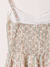 【2色展開】Meridian 花柄 レース キャミソールワンピース