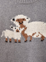 【2色展開】Meridian アニマル 羊 セーター