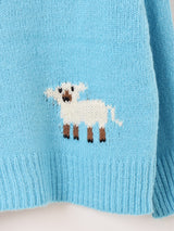 【2色展開】Meridian アニマル 羊 セーター
