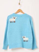 【2色展開】Meridian アニマル 羊 セーター