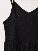 【2色展開】Emerald Motel フリンジ キャミソールワンピース