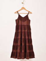 【2色展開】Emerald Motel フリンジ キャミソールワンピース