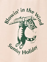 クロップド リンガーTシャツ「Sunday Holiday」