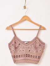 【2色展開】Emerald Motel ビーズ刺繍 ビスチェ