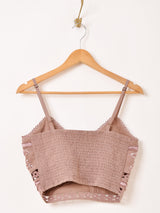 【2色展開】Emerald Motel ビーズ刺繍 ビスチェ