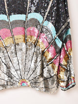 80's Saks Fifth Avenue スパンコールトップス