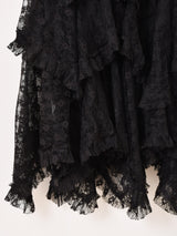 【3色展開】Emerald Motel レース ランダムフリル スカート