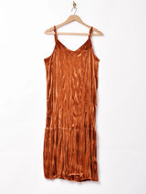 【4色展開】Meridian クリンクル ベロア キャミソールワンピース