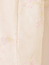 80's Made in USA "GUNNE SAX" 花柄 レース ロングドレス