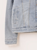 【2色展開】Elcamino ビッグファーカラー デニムジャケット