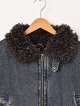 Meridian ファーカラー デニムジャケット