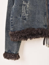 Meridian ファーカラー デニムジャケット