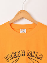 【2色展開】 プリントTシャツ「FRESH MILK」