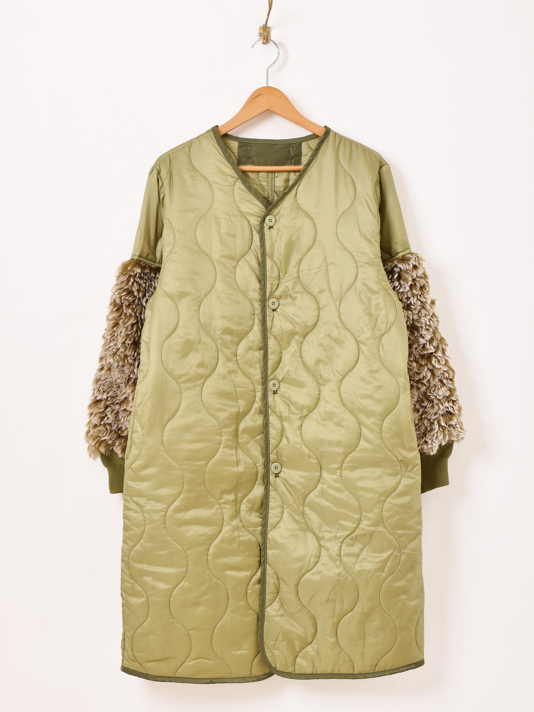 切り替えデザイン ミリタリー キルティングコート – 古着屋Top of the