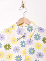 【2色展開】Elcamino 花柄 半袖シャツ