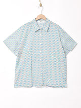 【2色展開】Elcamino 花柄 半袖シャツ