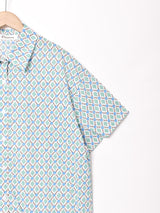 【2色展開】Elcamino 花柄 半袖シャツ