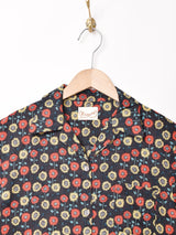 【2色展開】Elcamino サンフラワー オープンカラー 半袖シャツ