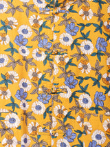 【2色展開】Elcamino 花柄 チャイナデザイン 半袖シャツ