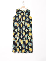 Emerald Motel 総柄 スリーブレスワンピース