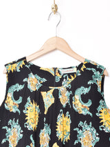 Emerald Motel 総柄 スリーブレスワンピース