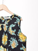 Emerald Motel 総柄 スリーブレスワンピース