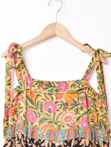 Emerald Motel パッチワーク 花柄 キャミソールワンピース