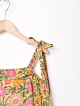 Emerald Motel パッチワーク 花柄 キャミソールワンピース