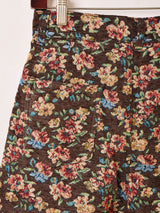 【2色展開】Elcamino 花柄 ゴブラン織り ハーフパンツ