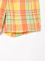 チェック柄 コットン ショートパンツ W32