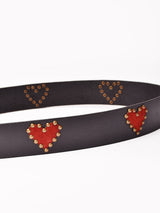 ハート スタッズ レザーベルト