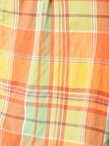 チェック柄 コットン ショートパンツ W32