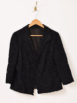 ブラックレース ドレス 2ピースセットアップ