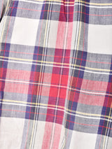 アメリカ製 チェック柄 コットン ショートパンツ W34