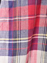 アメリカ製 チェック柄 コットン ショートパンツ W34