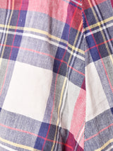 アメリカ製 チェック柄 コットン ショートパンツ W34