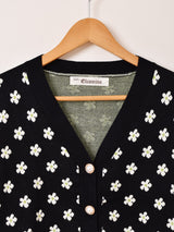 【2色展開】Elcamino 花柄 カーディガン