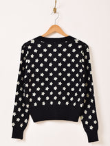 【2色展開】Elcamino 花柄 カーディガン